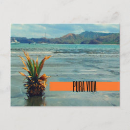 Cartão postal Costa Rica Beach Pura Vida