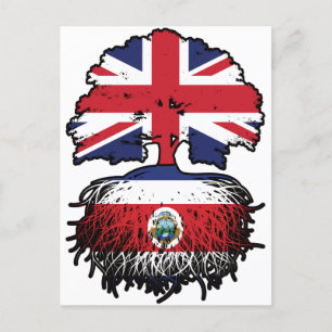Cartão Postal Costa Rica Costa Rica Corriquenho Britânico Árvore