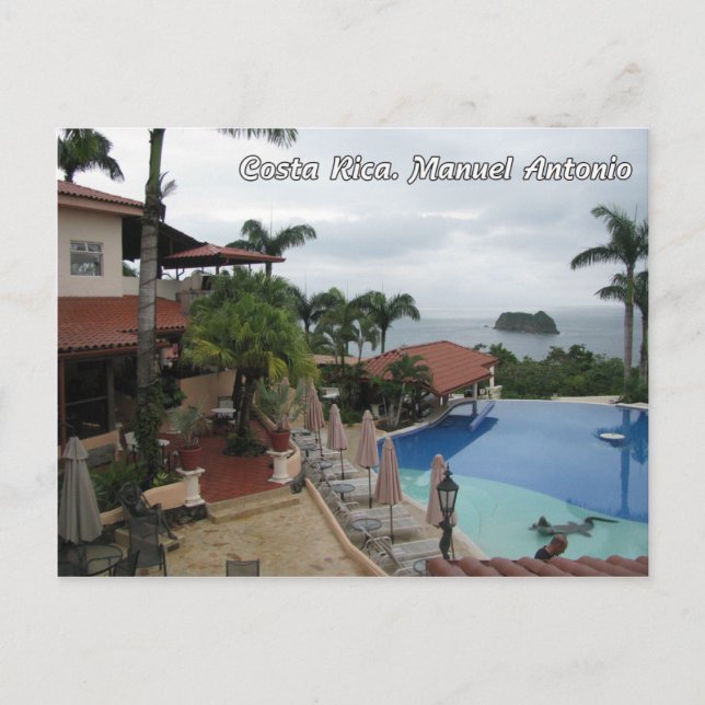 Cartão Postal Costa Rica. Manuel Antonio (Frente)
