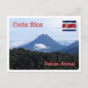 Cartão Postal Costa Rica - Vulcão Arenal -