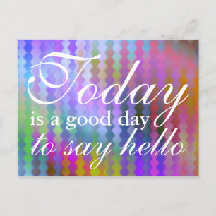 Cartão Postal Costume seus texto, sinal, imagem & fundo