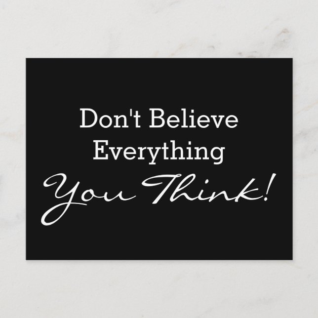 Cartão Postal Costume sua provérbio ou sabedoria engraçada (Frente)