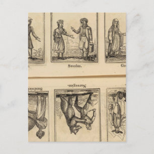 Cartão Postal Costumes