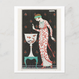 Cartão Postal Costumes Parisiens por Barbier