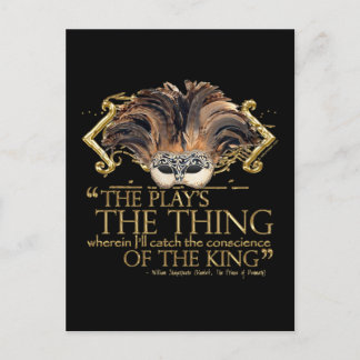 Cartão Postal Cota Hamlet Play (Versão Dourada)