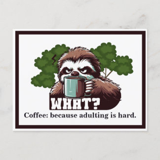 Cartão Postal Cota personalizada Café: porque adulteração é duro