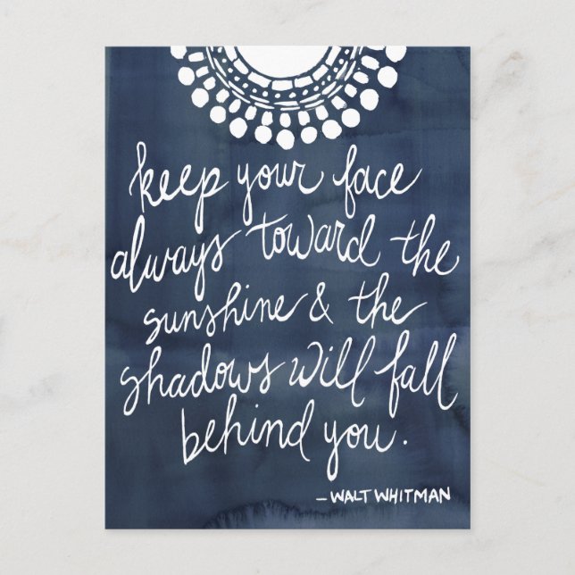 Cartão Postal Cotação Sun II (Frente)