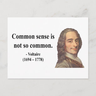 Cartão Postal Cotação Voltaire 3b