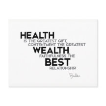 COTAS: Buda: Saúde: maior presente