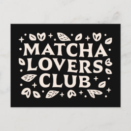 Cartão Postal Cotas de amante Matcha