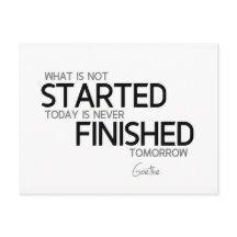 COTAS: Goethe: Começou hoje, terminou amanhã