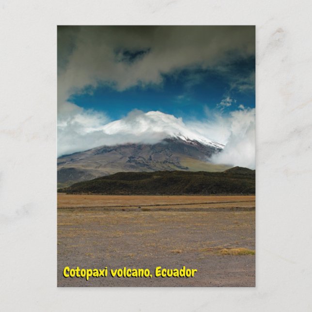 Cartão Postal Cotopaxi Equador (Frente)