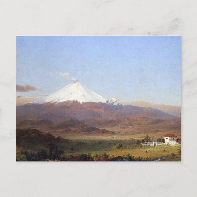 Cartão Postal Cotopaxi, Equador, por Frederick Edwin Church (Frente)