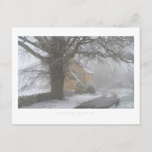 Cartão Postal Cotswolds no inverno