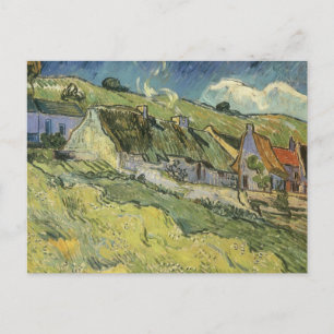 Cartão Postal Cottages achados por Vincent van Gogh