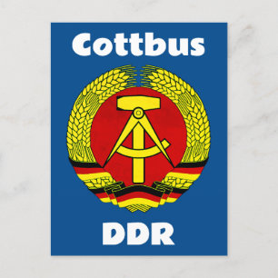 Cartão Postal Cottbus, DDR - Deutsche Demokratische Republik