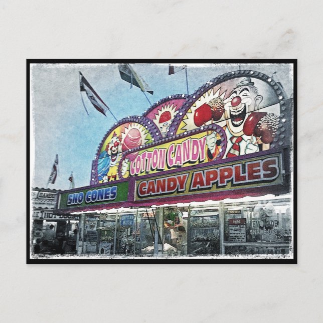 Cartão Postal 'Cotton Candy' Postcard (Frente)