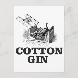 Cartão Postal cotton gin bW