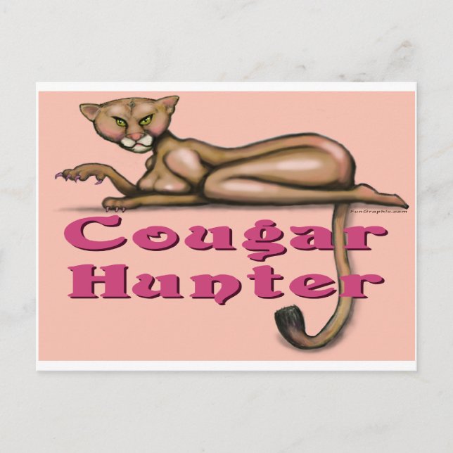 Cartão Postal Cougar Hunter (Frente)