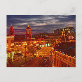 Cartão Postal Country Club Plaza Lights, Sunset, Kansas City, MO