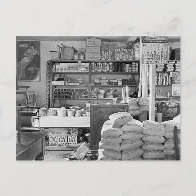 Cartão Postal Country General Store, 1936 (Frente)