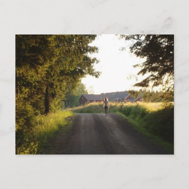 Cartão Postal Country Girl (Frente)