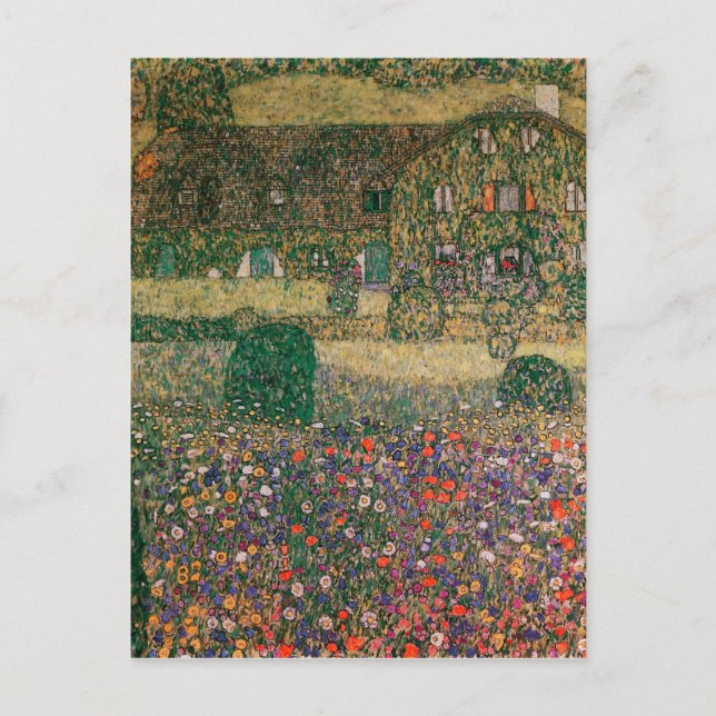 Cartão Postal Country House by the Attersee, c.1914 (Frente)