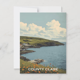 Cartão Postal County Clare Irlanda