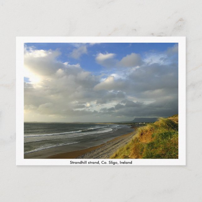 Cartão Postal County Sligo Ireland - Strandhill Beach (Frente)