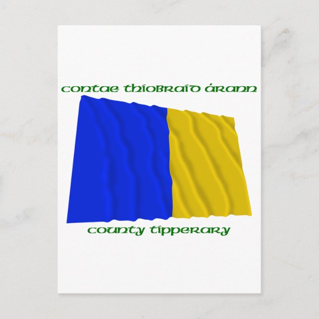 Cartão Postal County Tipperary Colors (Frente)