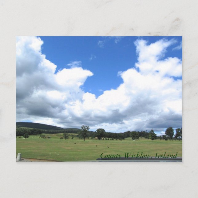 Cartão Postal County Wicklow, Irlanda (Frente)