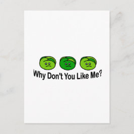 Cartão Postal Couve-de-bruxelas