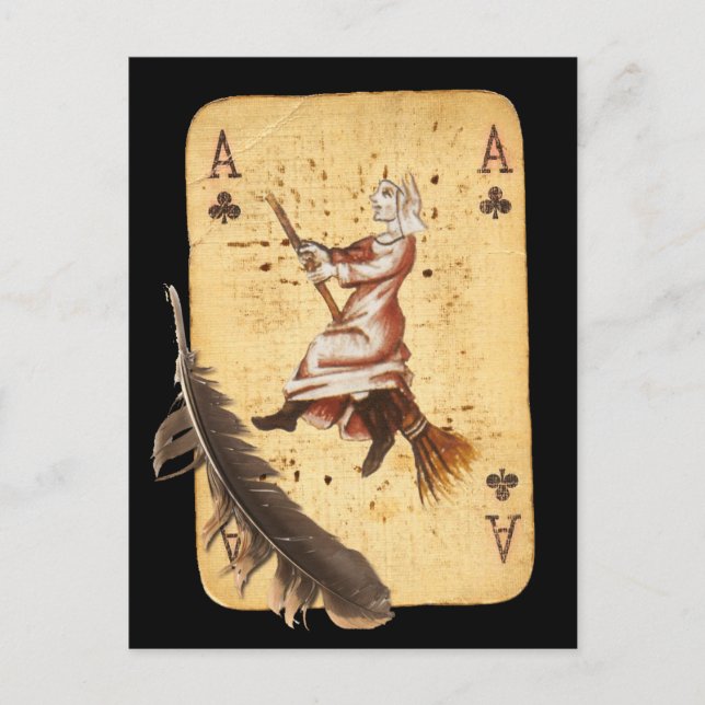 Cartão Postal Cove Witch (Frente)