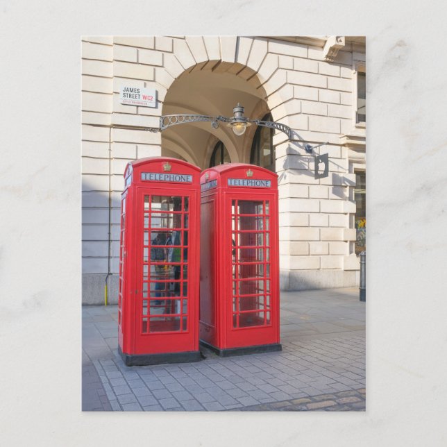 Cartão Postal Covent Garden, Cartão-postal de Londres (Frente)