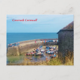 Cartão Postal Coverack Harbor O Lizard Cornwall Inglaterra