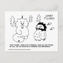 Cartão postal Covey Logic "Storming"