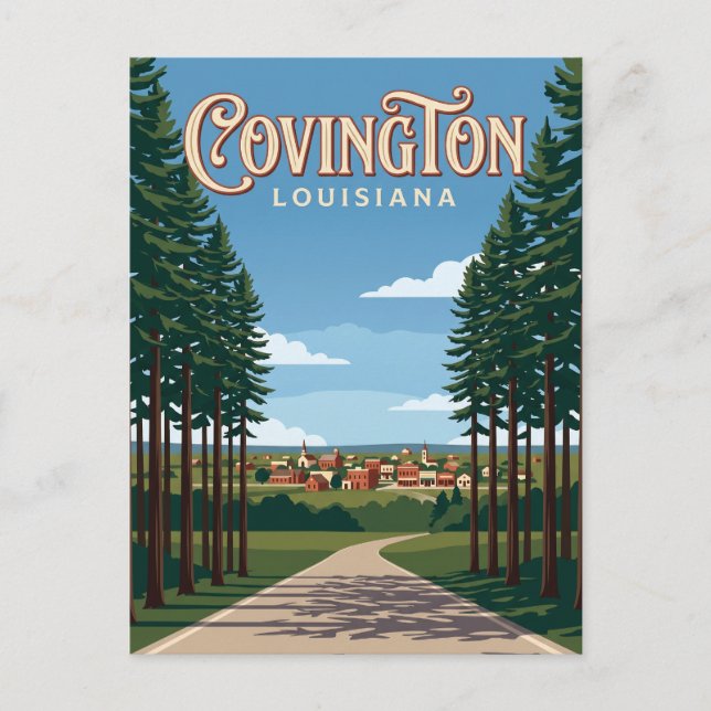 Cartão Postal Covington EUA (Frente)