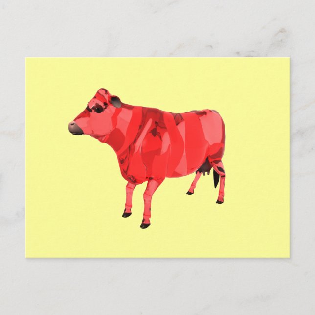 Cartão Postal Cow Postcard (Frente)