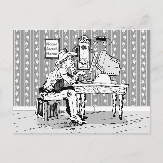 Cartão Postal Cowboy (Frente)