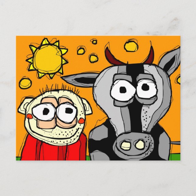 cartão postal 'cowboy' (Frente)