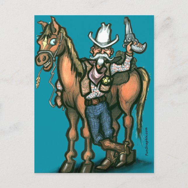 Cartão Postal Cowboy (Frente)