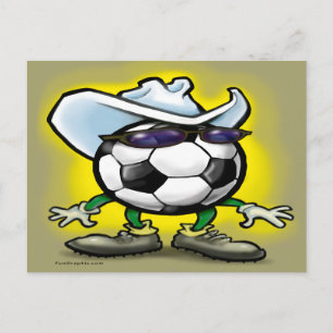 Cartão Postal Cowboy do futebol