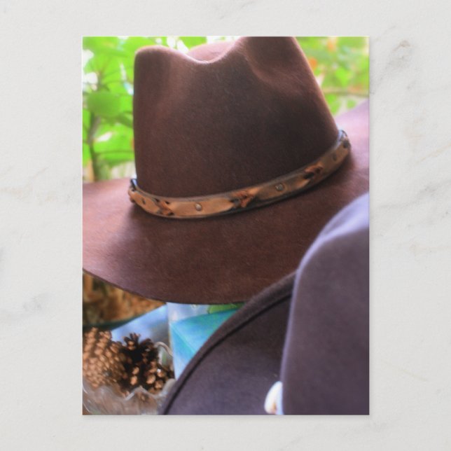 Cartão Postal Cowboy Hats (Frente)