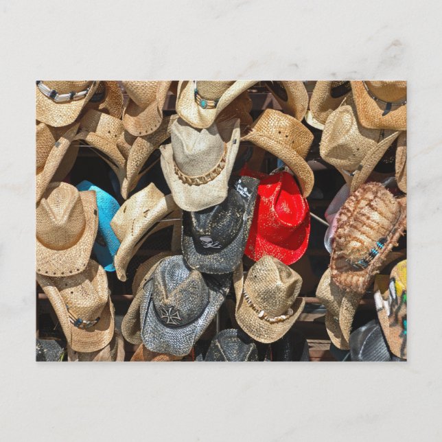 Cartão Postal Cowboy Hats (Frente)
