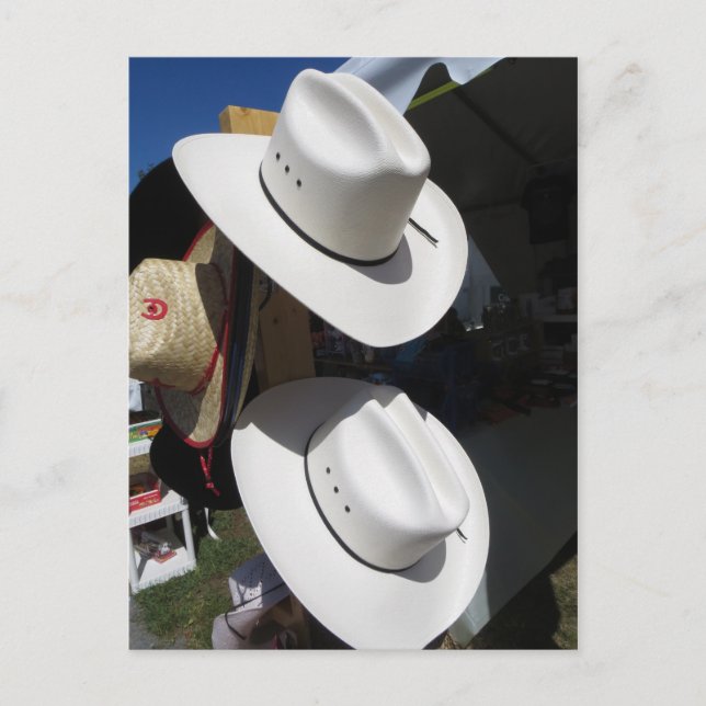 Cartão Postal Cowboy Hats (Frente)