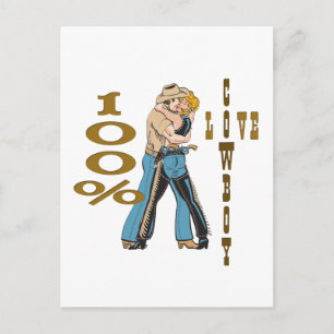 Cartão Postal Cowboy Love