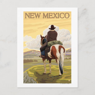Cartão Postal Cowboy (View from Back)Novo México