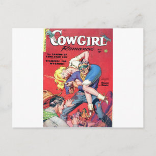 Cartão Postal Cowgilrl e Outlaw