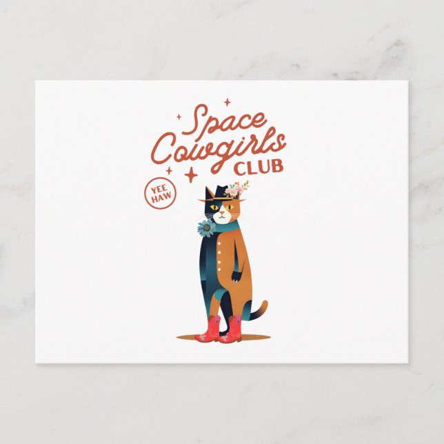 Cartão Postal Cowgirl (Frente)