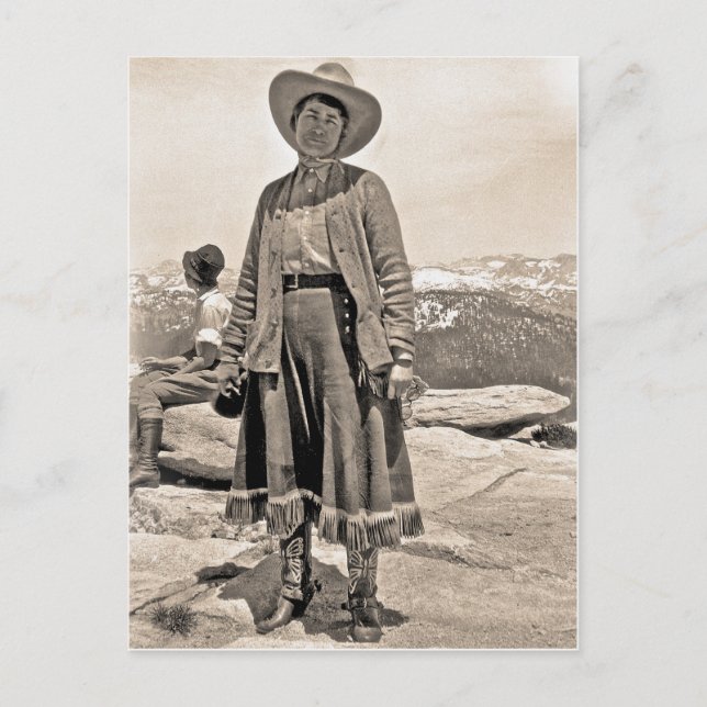 Cartão Postal Cowgirl! Coleção (Frente)